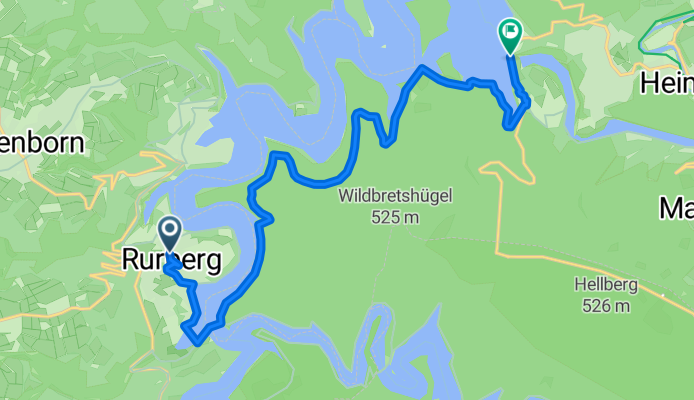 Hövel nach Schwammenauel