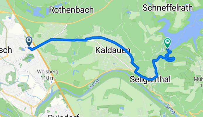 An den Seeswacholdern, Siegburg nach Siegburg