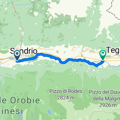 Via Gerone, Albosaggia to Via per Castello, Teglio