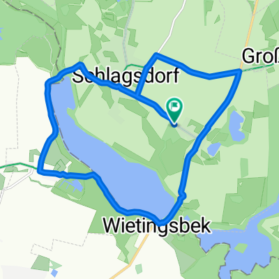 Route in Schlagsdorf