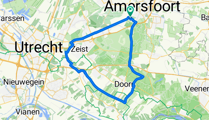 Route in Amersfoort