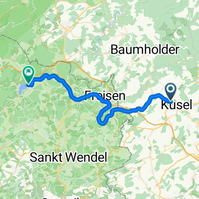 Großenstein, Kusel nach Lindenallee, Nohfelden