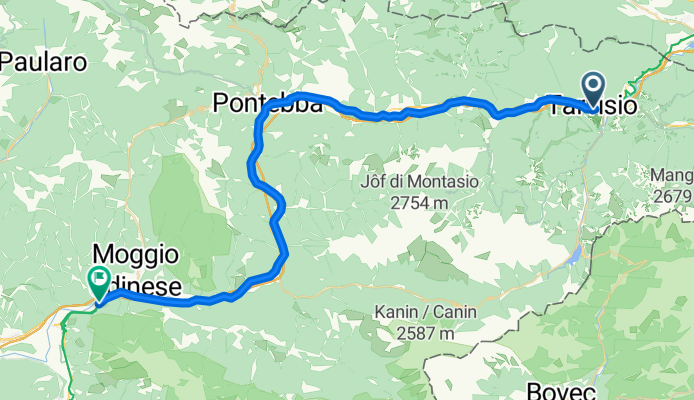 Route von Via Vittorio Veneto
