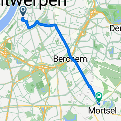 Nationalestraat, Antwerp to Lodewijk Dosfellei, Mortsel