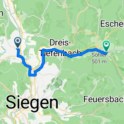 От Sohlbacher Straße до Lahnstraße