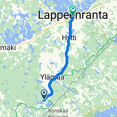 Vaalimaantie to Kauppakatu 41a