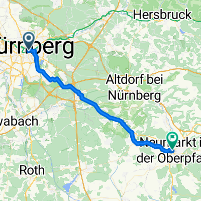 Nuremberg to Nuemarkt