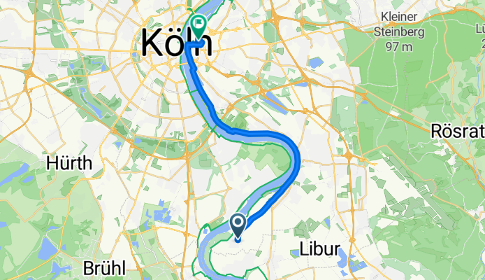 50.844, 7.008 nach 50.941, 6.977