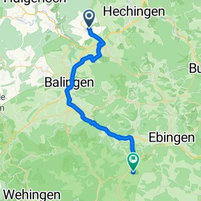 Baumgartenweg nach Auf Strangen