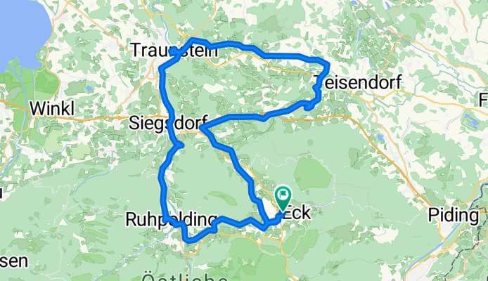 Kreuzfeldstraße, Inzell nach Ahornstraße, Inzell