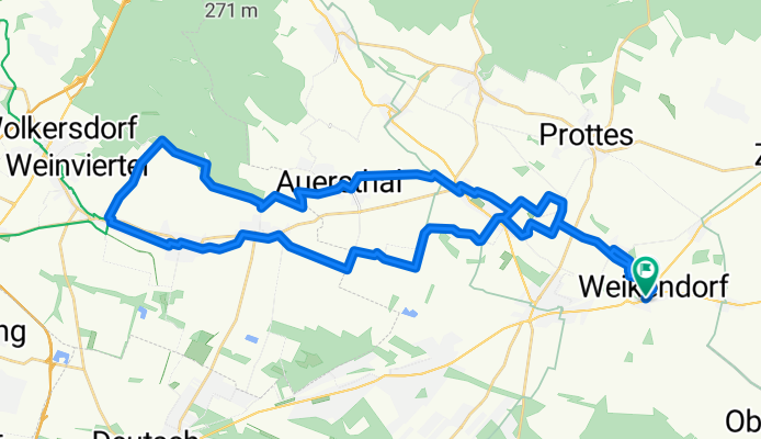 Wkdf.-Schönkirchen- Bockflies-Pillichsdorf- Zweigelt Weg- Bockberg-Auerstahl -Schönkirchen-Dörfles- Wkdf.