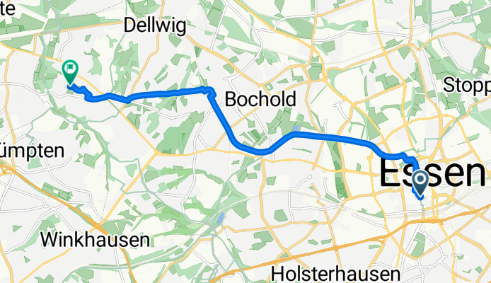 Route in Essen