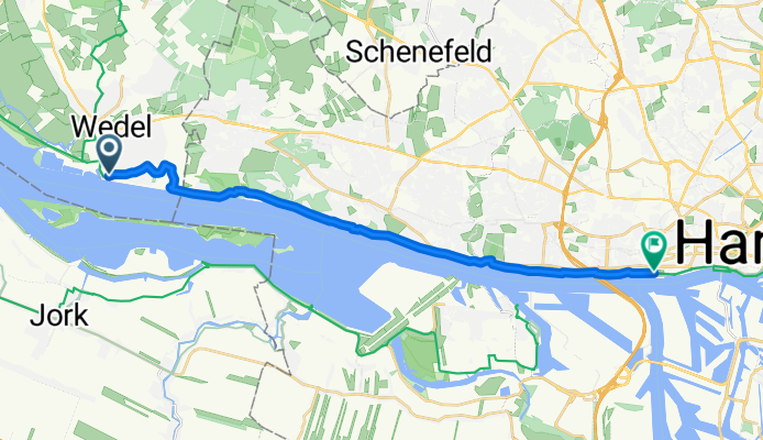 Strandweg nach Große Elbstraße