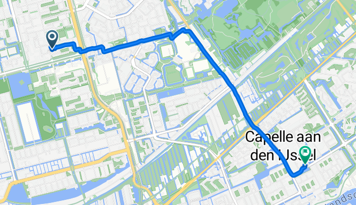 Van Heukelomstraat, Rotterdam naar Reigerlaan, Capelle aan den IJssel