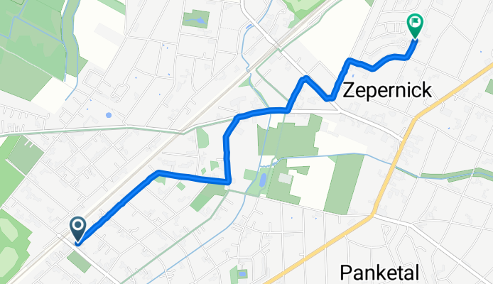 Heinestraße, Panketal nach Oderstraße, Panketal