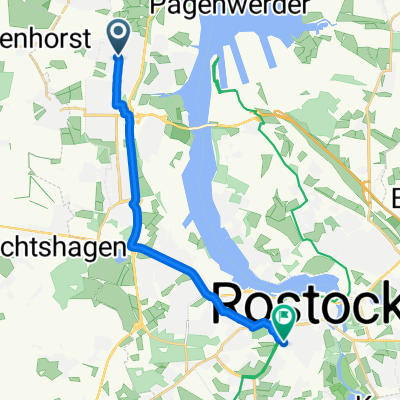 Schleswiger Straße, Rostock nach Goetheplatz, Rostock