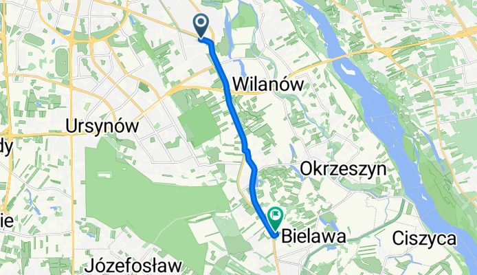 Rycerstwa Polskiego, Warszawa do Warszawska, Bielawa