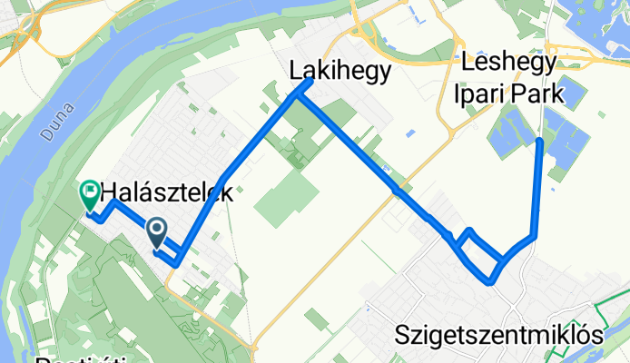 Körtefa utca, Halásztelek - Ló utca, Halásztelek