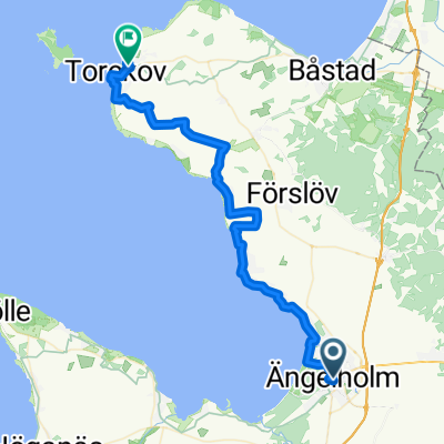 Stortorget, Ängelholm to Flymossavägen, Torekov