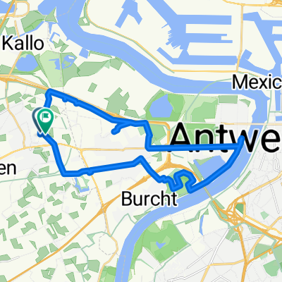 Route in Beveren-Kruibeke-Zwijndrecht