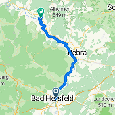 From Bad Hersfeld to Heinebach