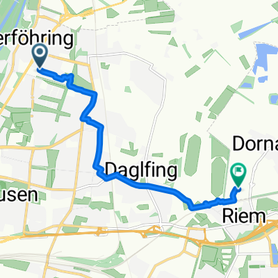 Hochstiftsweg, München nach Dywidagstraße, Aschheim
