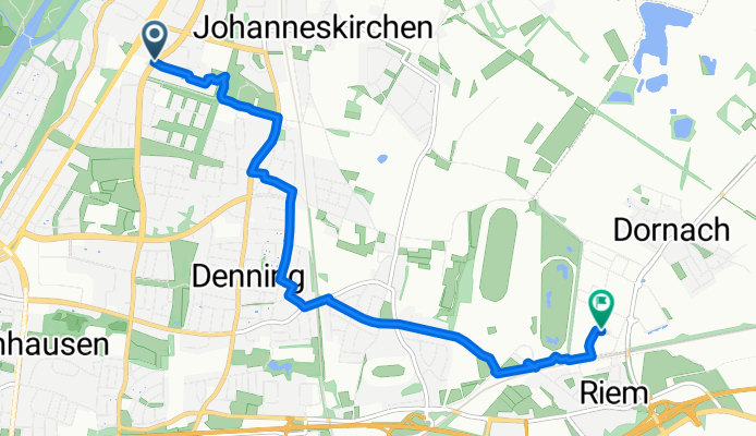 Hochstiftsweg, München nach Dywidagstraße, Aschheim