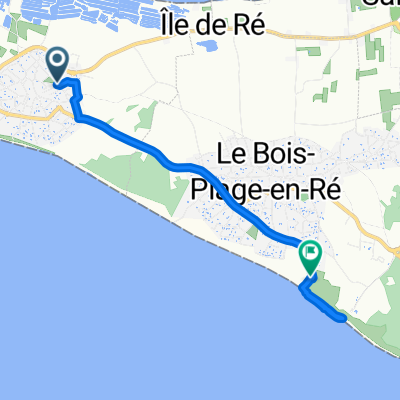 Grande Rue, La Couarde-sur-Mer to Le Bois-Plage-en-Ré