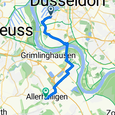 Kaistraße, Düsseldorf nach Mommsenstraße, Neuss