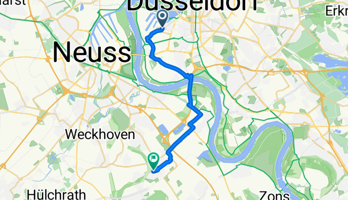 Kaistraße, Düsseldorf nach Mommsenstraße, Neuss