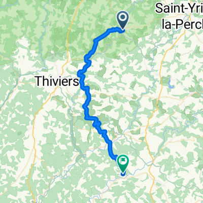 Route nach Tourtoirac