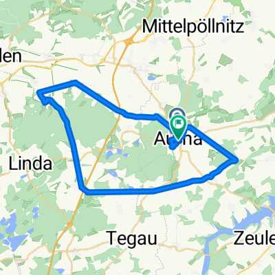 Route nach Kolbestraße