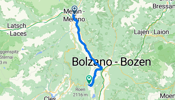 Laubengasse, Meran nach Vialweg, Kaltern an der Weinstraße