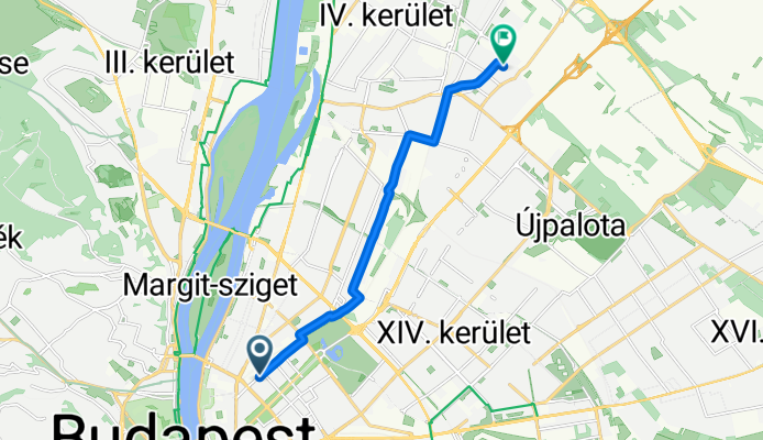 Podmaniczky utca, Budapest - Kossuth utca, Budapest
