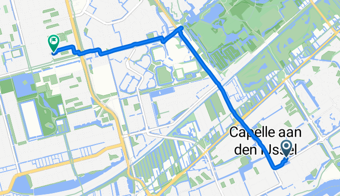 Reigerlaan, Capelle aan den IJssel naar Van Heukelomstraat, Rotterdam