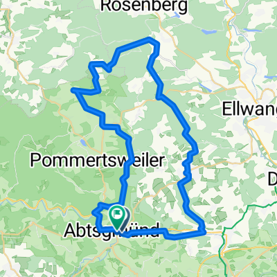 Abtsgd-Grießweiher-Frankenbach-Zumholz-Röhmen-Haid-A'felden-Rottal