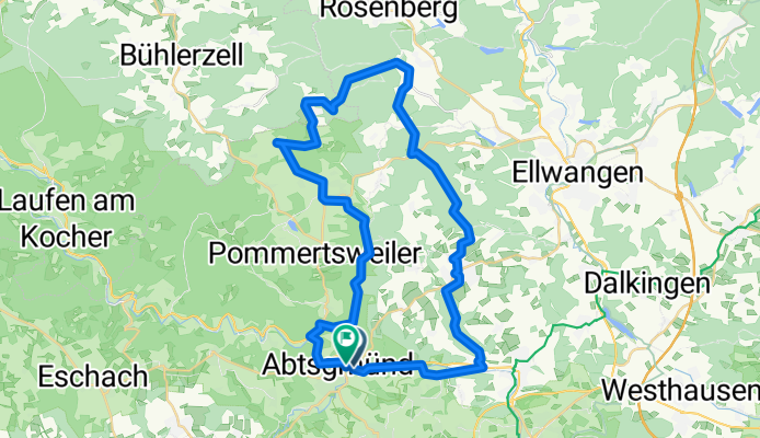 Abtsgd-Grießweiher-Frankenbach-Zumholz-Röhmen-Haid-A'felden-Rottal