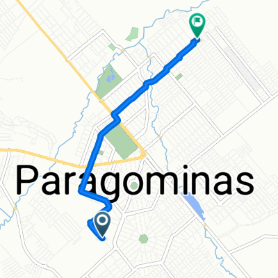 Rota desde Rua dos Capixabas