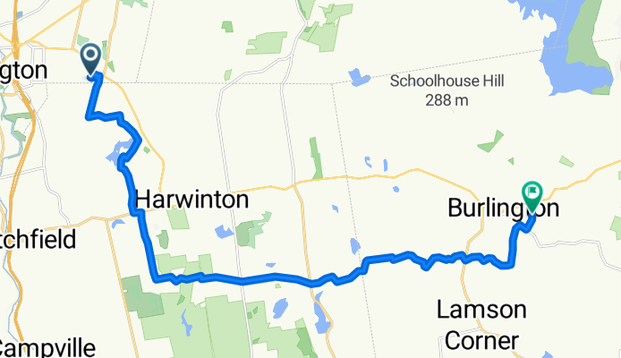 Sunrise Dr, Torrington to Belden Rd, Burlington