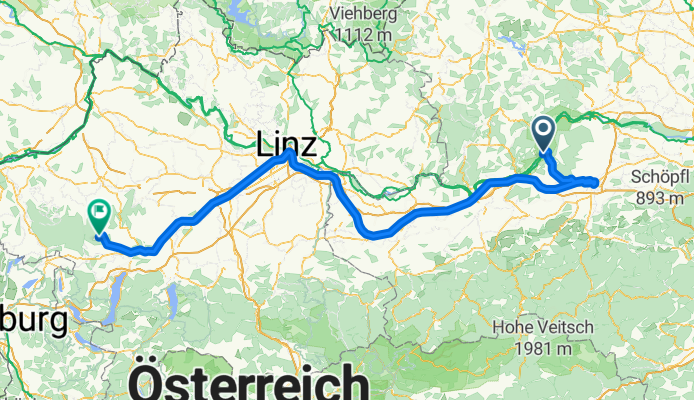 Aggsbach-Dorf nach Innerhörgersteig