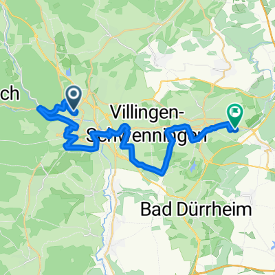 Hornberger Straße, Villingen-Schwenningen nach In Rammelswiesen, Villingen-Schwenningen