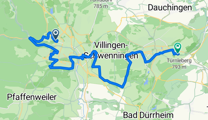 Hornberger Straße, Villingen-Schwenningen nach In Rammelswiesen, Villingen-Schwenningen