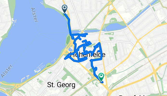 Schöne Aussicht, Hamburg nach Lübecker Straße, Hamburg