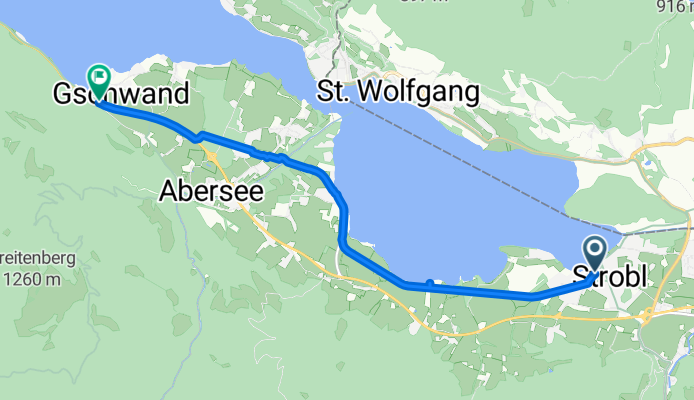 Route zu Seegasthof Gamsjaga