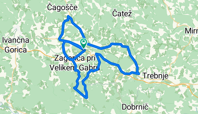 Route in Veliki Gaber