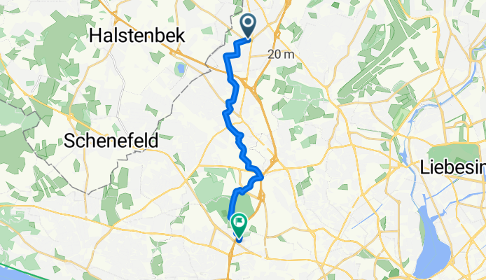 Holsteiner Chaussee, Hamburg nach Luthergrund, Hamburg