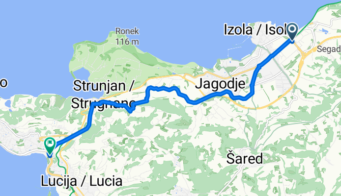 Industrijska cesta 2d nach Portorož
