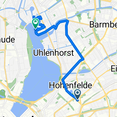 Lübecker Straße, Hamburg nach Bellevue, Hamburg