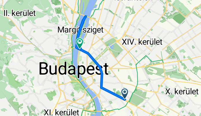 Magyarok Nagyasszonya tér, Budapest to Jászai Mari tér, Budapest