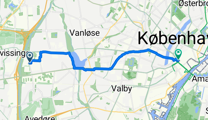 Von Rødovre bis København V
